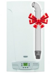 Газовый настенный котел BAXI ECO 4S 24F (24 кВт, двухконтурный, турбо)